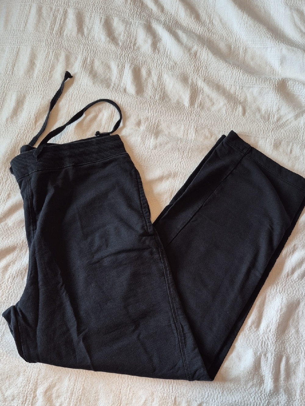 Denver Hayes women's size 2X black jogging pants, fit smaller GUC for fade